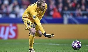 奥布拉克本赛季联赛每丢1球所用109分钟，西甲首发门将中最好